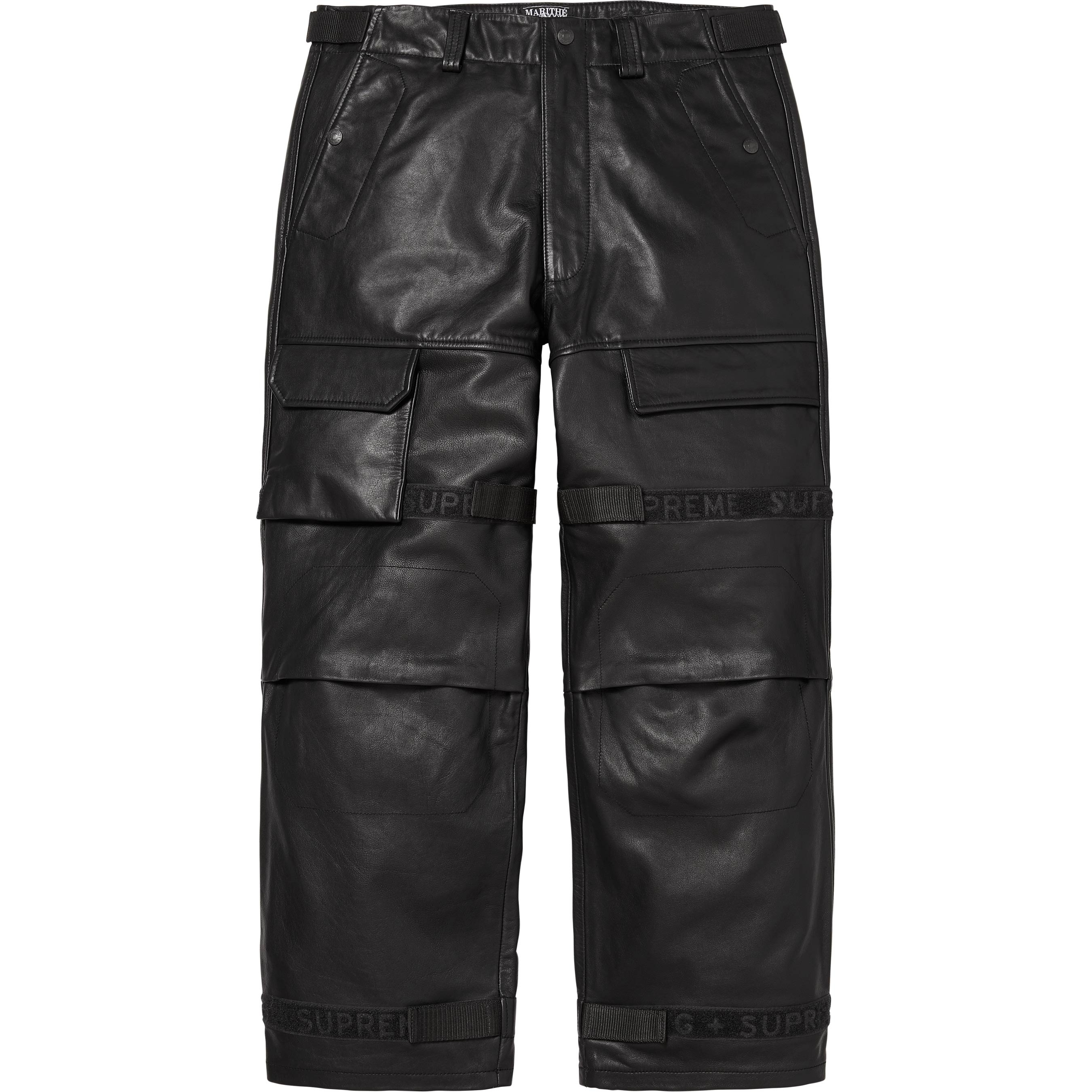 Supreme®/Marithé + François Girbaud Shuttle Tape Leather Cargo Pant view 2